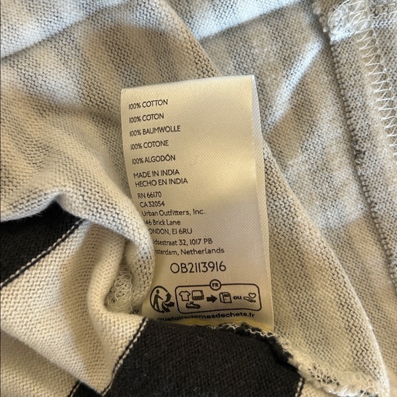 Free People We The Free Punk Playful Tee in Black Ivory Combo size XS - Picture 5 of 5